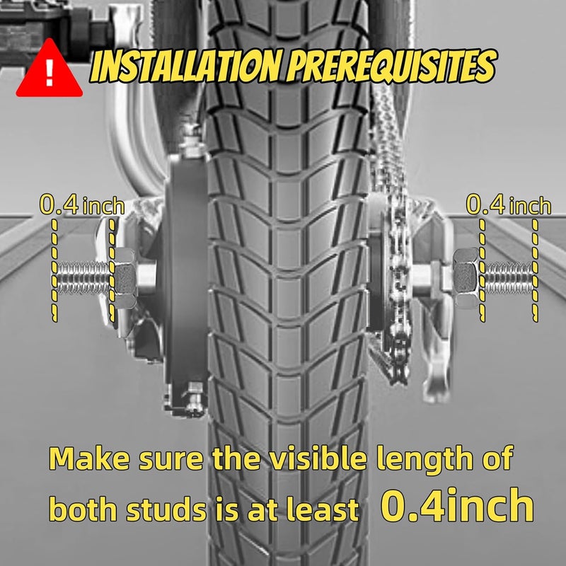 PRUNUS Flash BIKE Training Wheels for 12 14 16 18 20 Inch.Training Wheels for Kids Bike is Heavy Duty.Bicycle Training Wheel is Suitable Single Speed Bike - Image 2